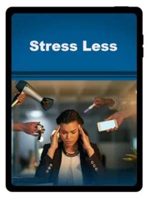 CelluFend bonus Stress Less digital guide with techniques for reducing stress and improving resilience